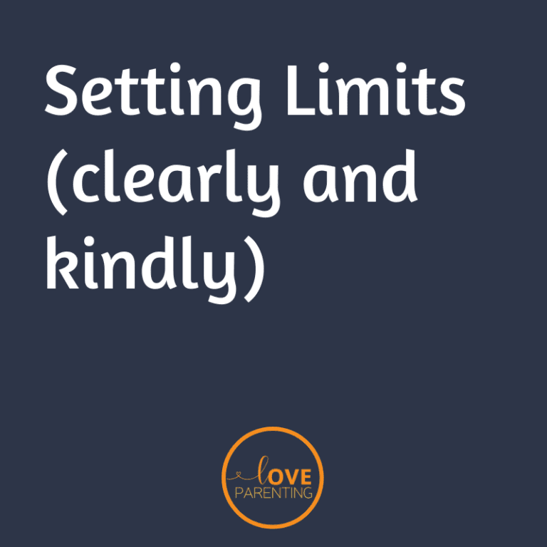 Setting Limits (clearly and kindly)