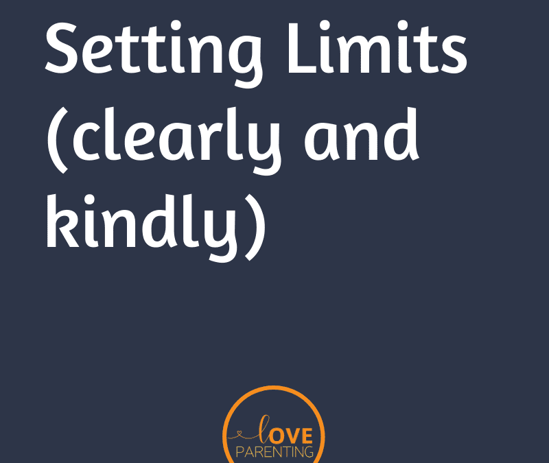 Setting Limits (clearly and kindly)