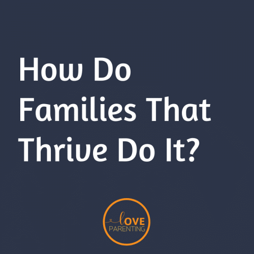 How Do Families That Thrive Do It?