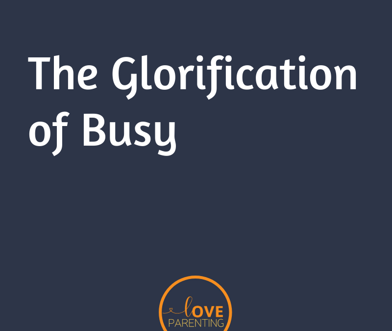 The Glorification of Busy